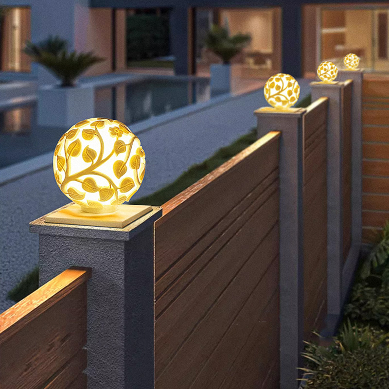 Outdoor Lighting Lamp - Outdoor column lights solar LED column