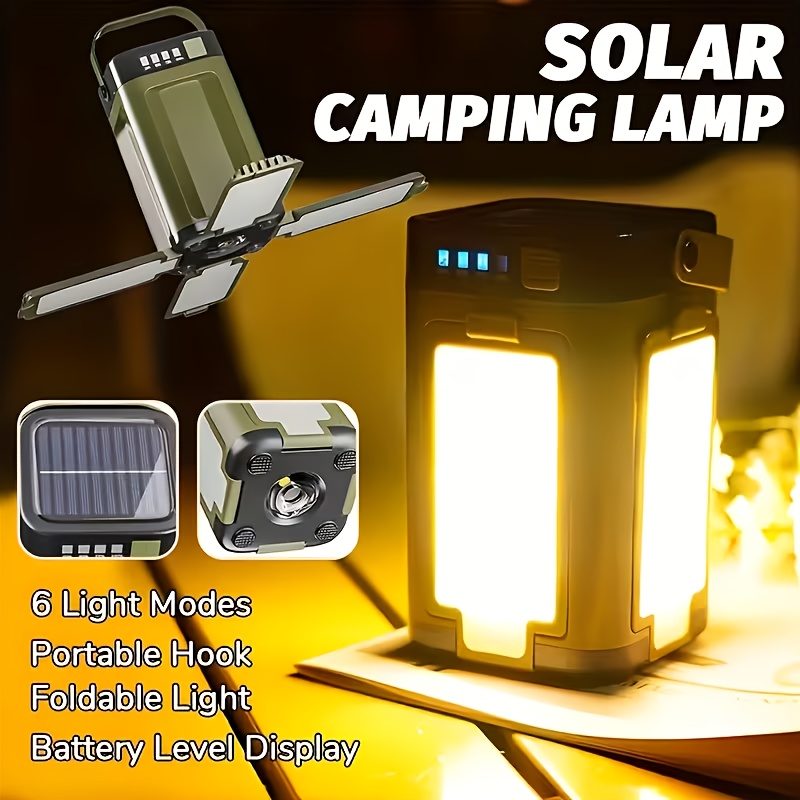 Solar Outdoor Portable Camping - đánh giá và giá Outdoor Lighting Lamp