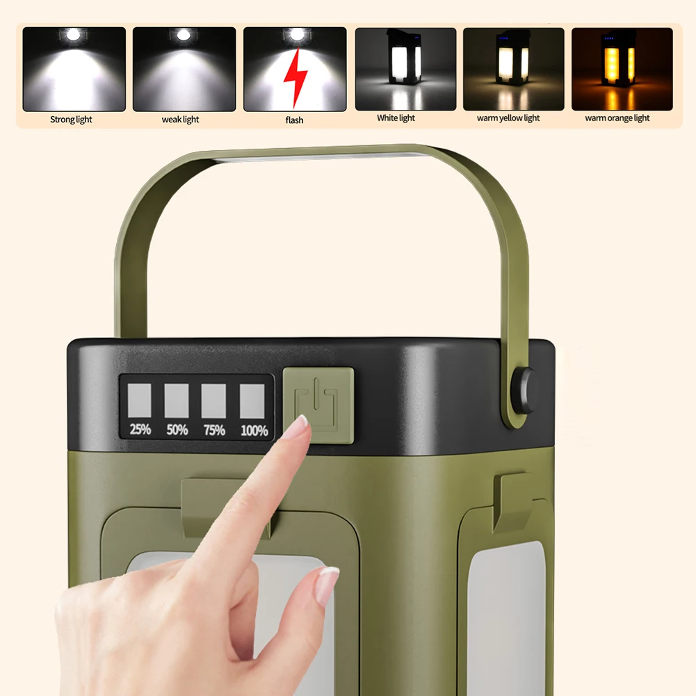 Solar Outdoor Portable Camping - đánh giá và giá Outdoor Lighting Lamp