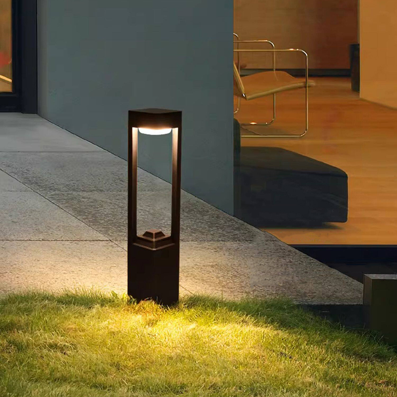 Luminous floor lamp courtyard  - đánh giá và giá Outdoor Lighting Lamp