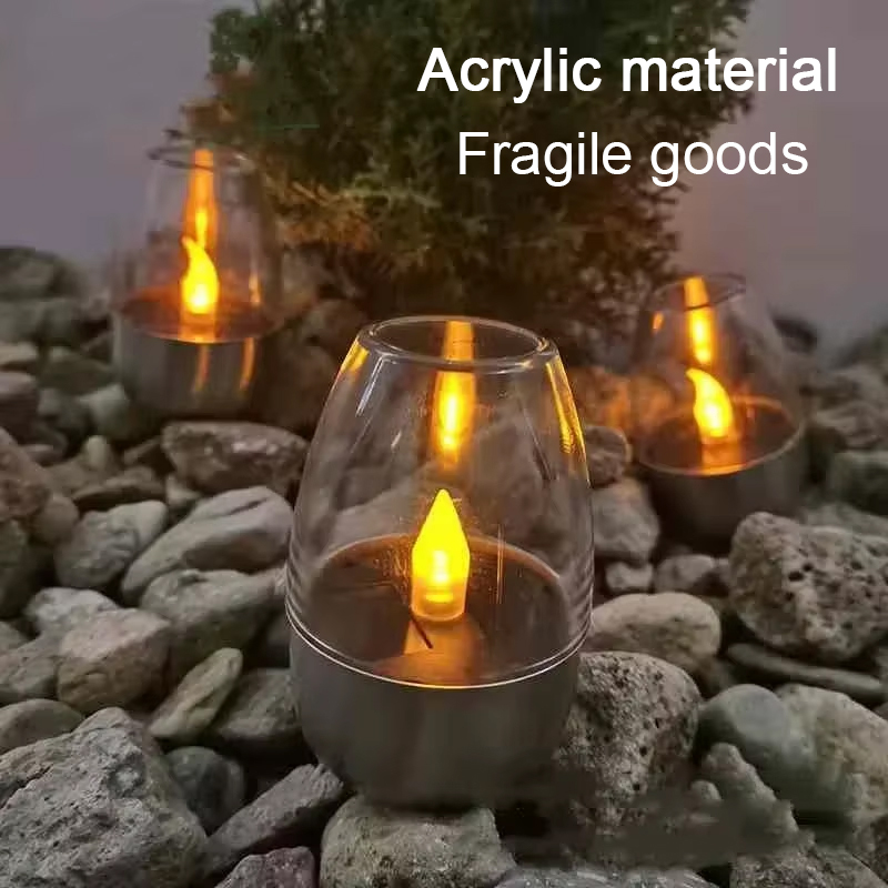 LED Solar Candles Light Flamel - đánh giá và giá Outdoor Lighting Under Pergola