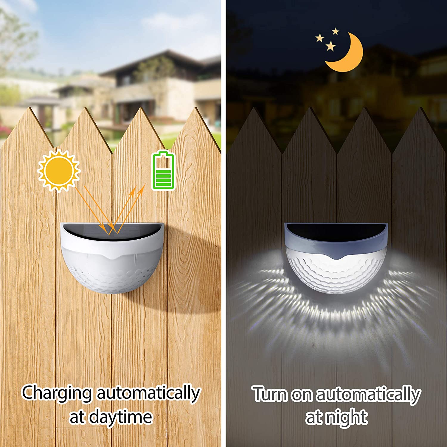 LED Solar Light Outdoor Wall L - đánh giá và giá Outdoor Lighting Under Pergola