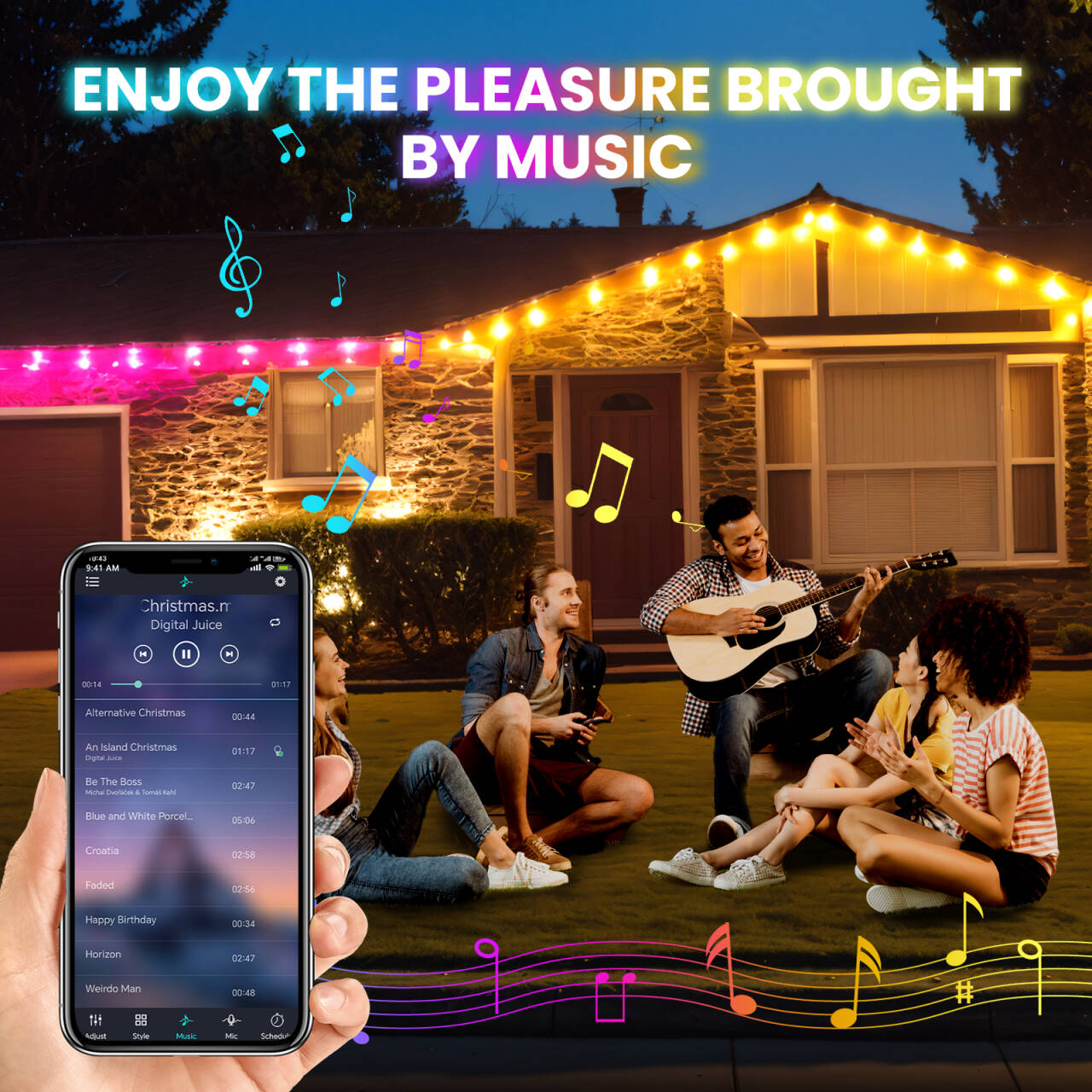 90/30M RGB Eaves LED Lights Pe - đánh giá và giá Outdoor Lighting For Front Of House
