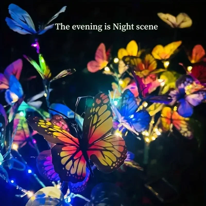 Solar LED Butterfly Garden Lig - đánh giá và giá Outdoor Lighting Under Pergola