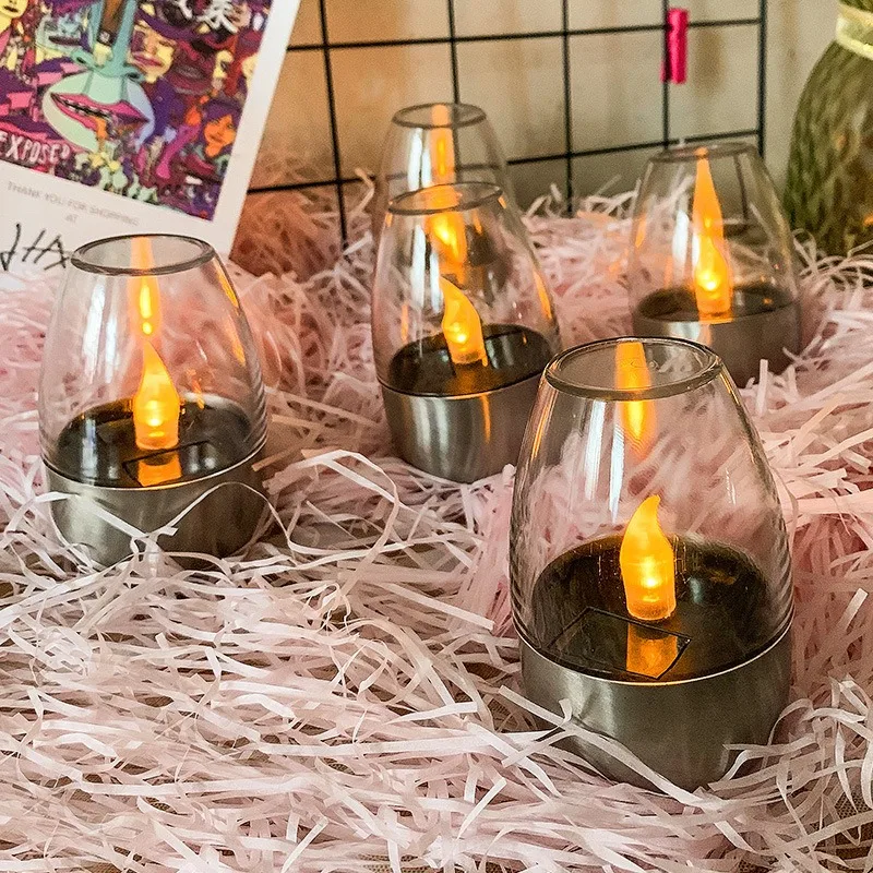 Solar Powered Flameless Candle - đánh giá và giá Outdoor Lighting Under Pergola