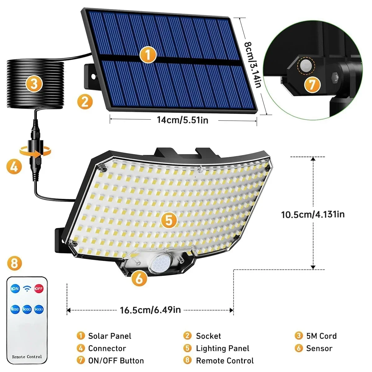 234LED Solar Outdoor Lights Mo - đánh giá và giá Outdoor Lighting Lamp