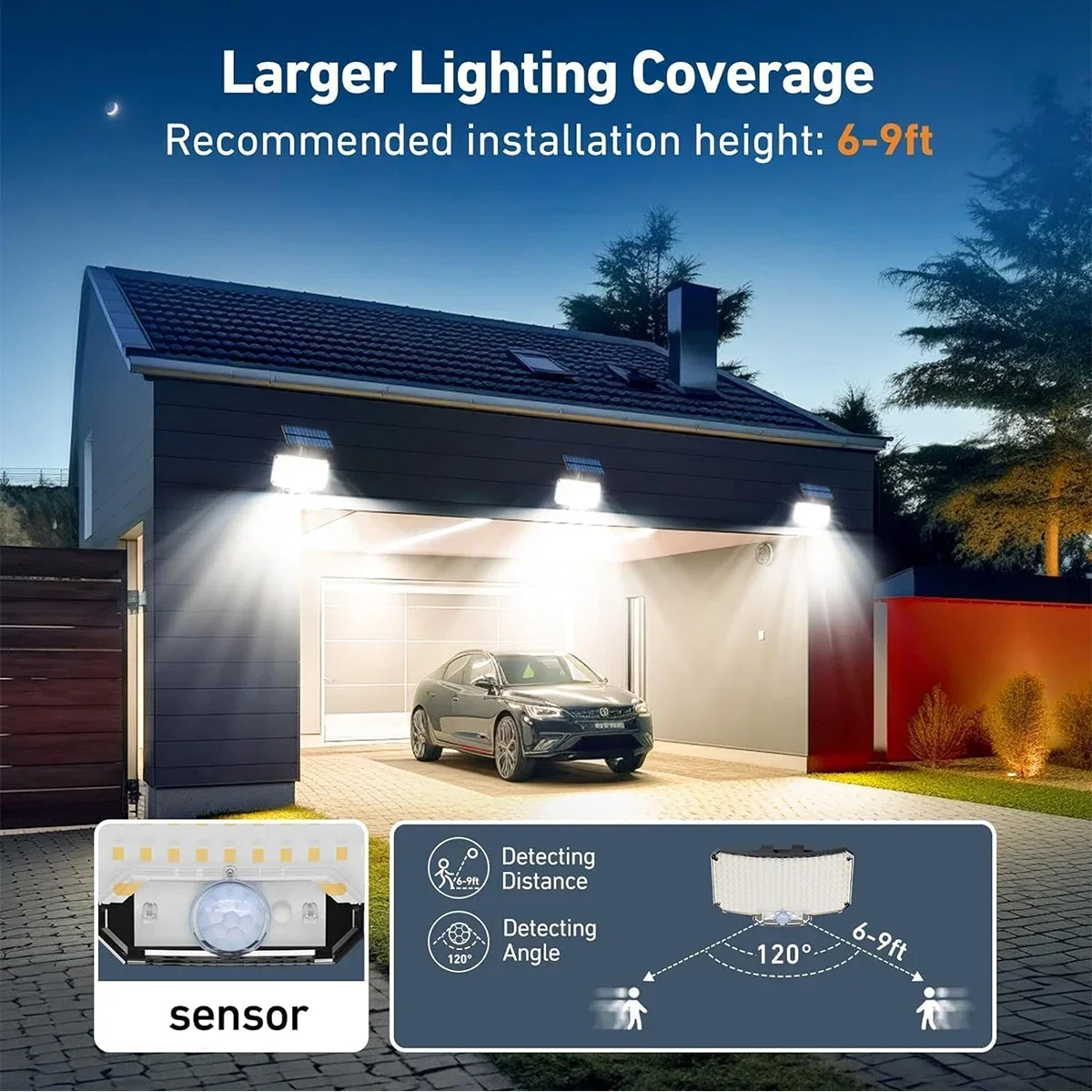 234LED Solar Outdoor Lights Mo - đánh giá và giá Outdoor Lighting Lamp