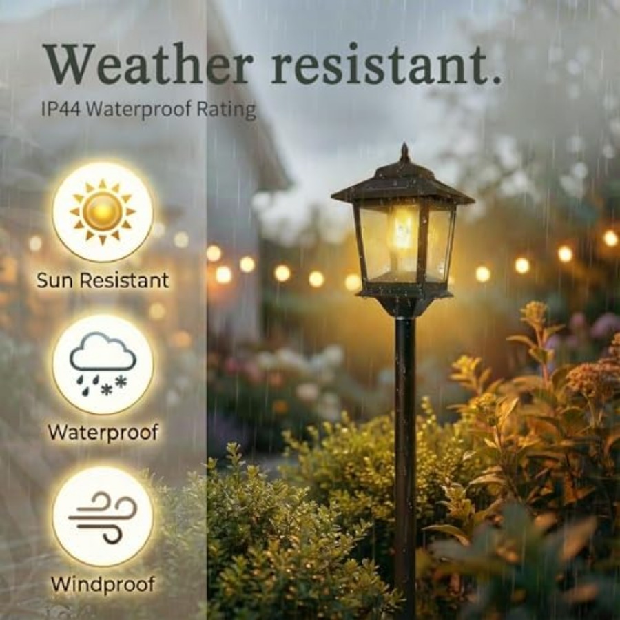 Outdoor Solar Post Lights, 2-P - đánh giá và giá Outdoor Lighting Lamp