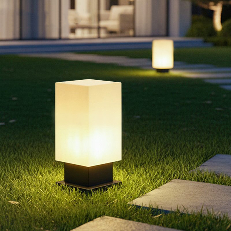 Luminous floor lamp courtyard  - đánh giá và giá Outdoor Lighting Lamp