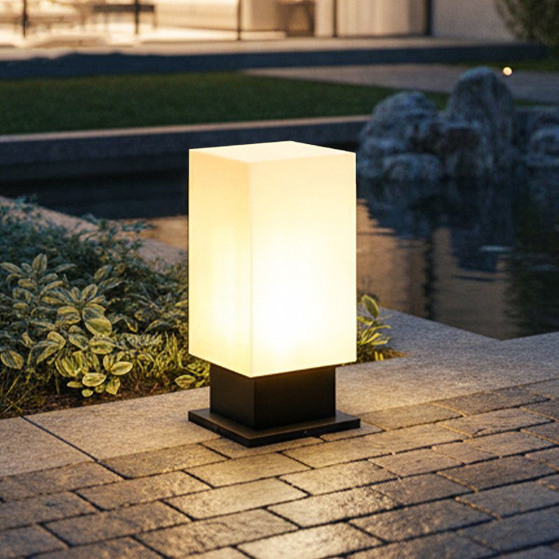 Luminous floor lamp courtyard  - đánh giá và giá Outdoor Lighting Lamp