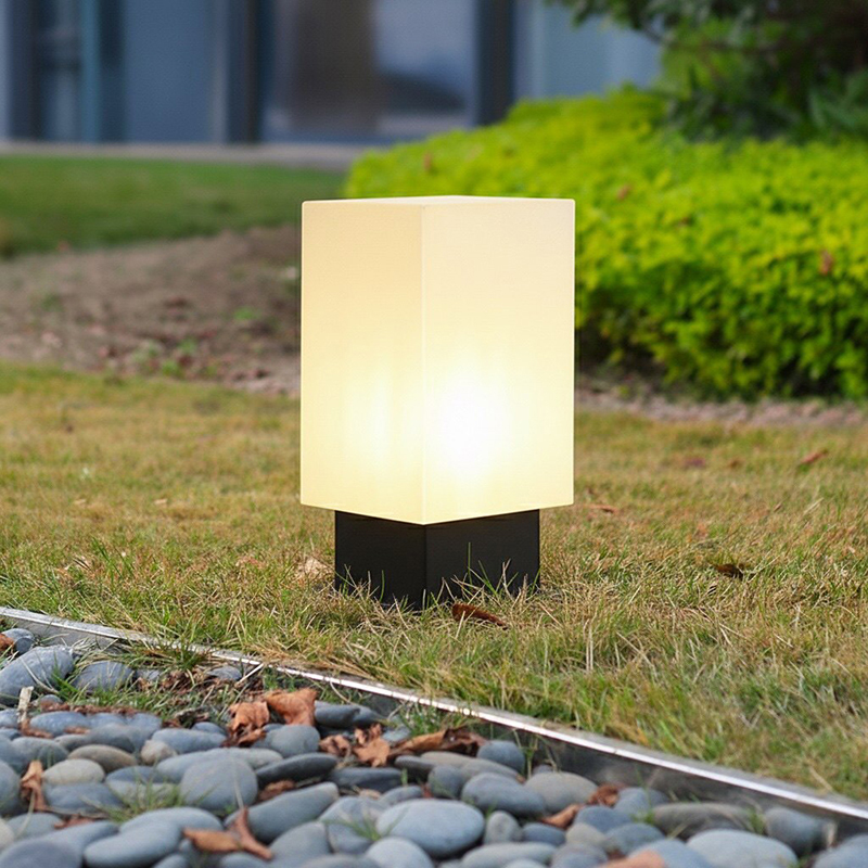 Luminous floor lamp courtyard  - đánh giá và giá Outdoor Lighting Lamp