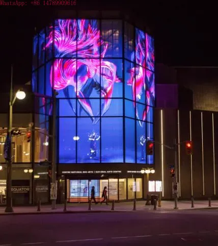Super Light Transparent LED Di - đánh giá và giá Outdoor Lighting Video