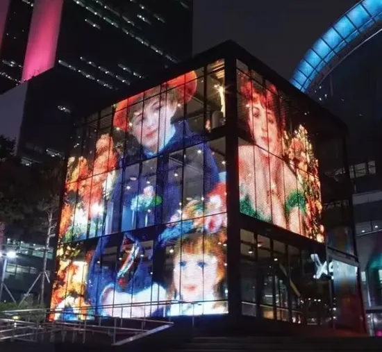 Super Light Transparent LED Di - đánh giá và giá Outdoor Lighting Video