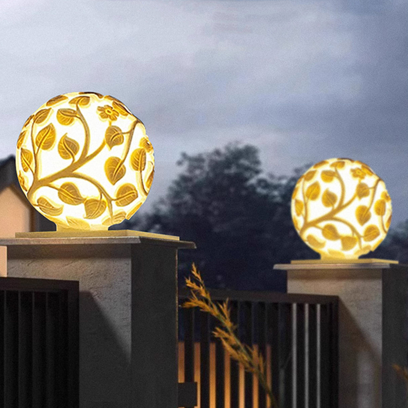 Outdoor column lights solar LE - đánh giá và giá Outdoor Lighting Lamp
