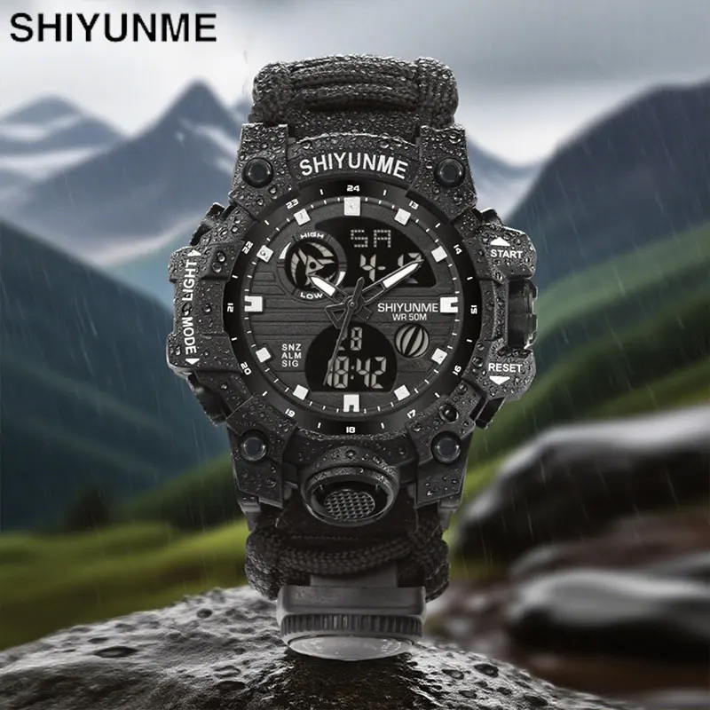 SHIYUNME Men's G Style Militar - đánh giá và giá Outdoor Lighting Timer