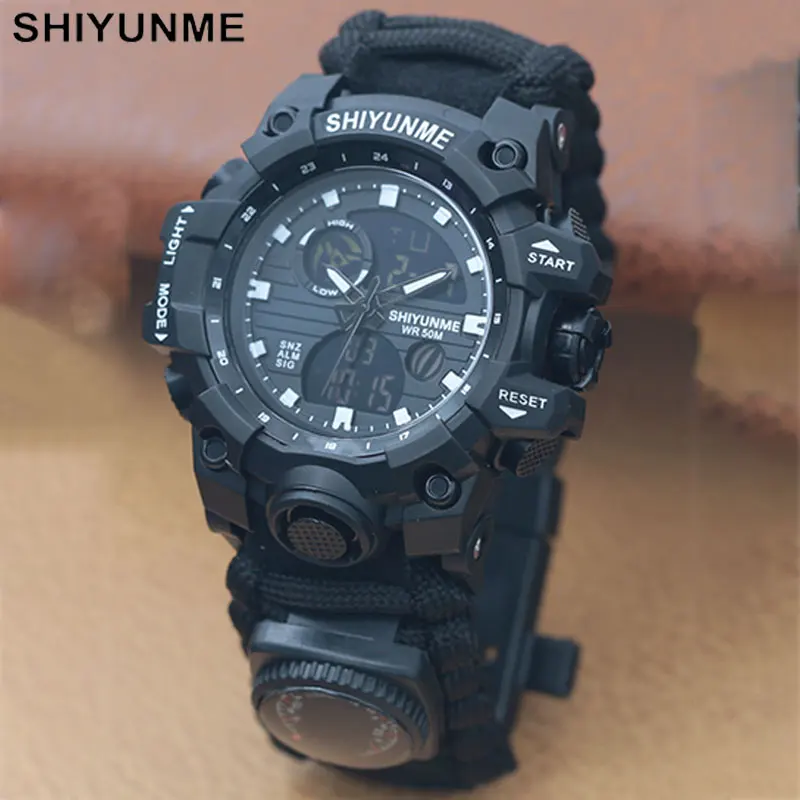 SHIYUNME Men's G Style Militar - đánh giá và giá Outdoor Lighting Timer