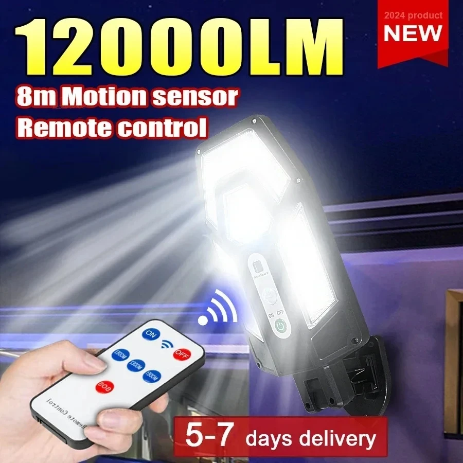 12000LM Powerful Solar Wall La - đánh giá và giá Outdoor Lighting Under Pergola