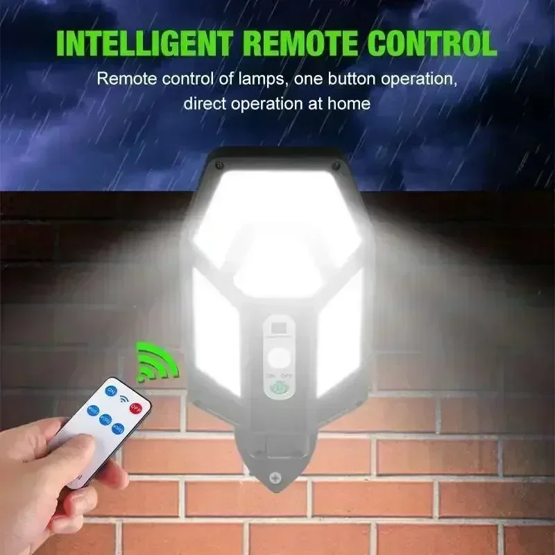 12000LM Powerful Solar Wall La - đánh giá và giá Outdoor Lighting Under Pergola