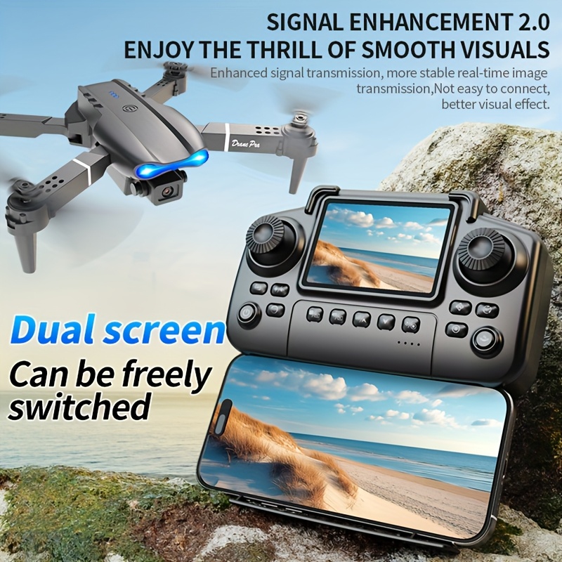 E99 PRO MAX Foldable Drone wit - đánh giá và giá Outdoor Lighting Video