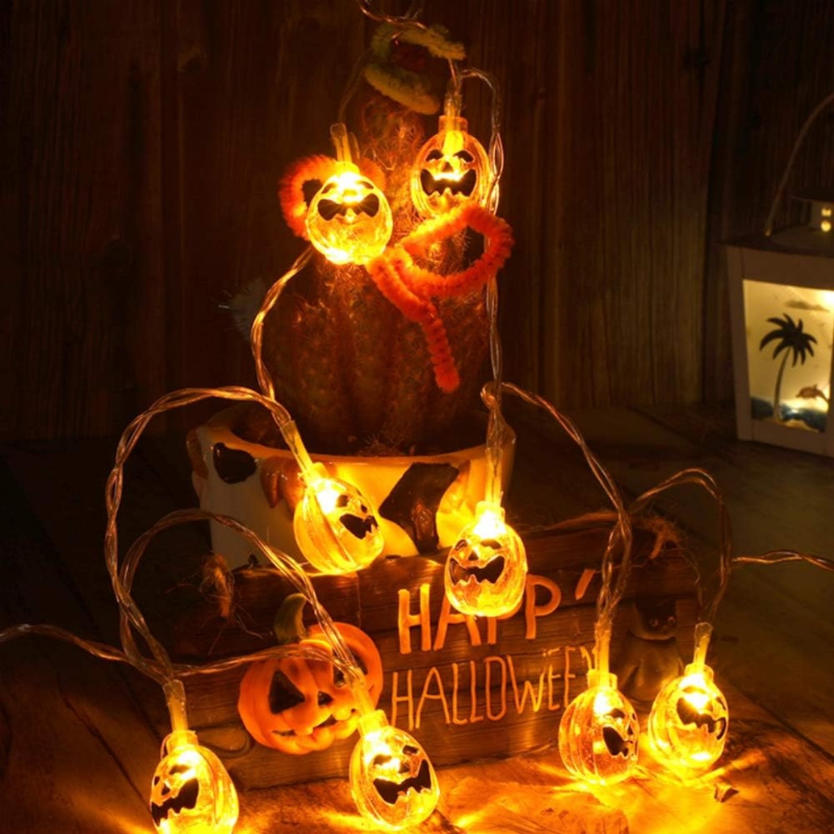 1PC Halloween Pumpkin 10/20 LE - đánh giá và giá Outdoor Lighting For Front Of House