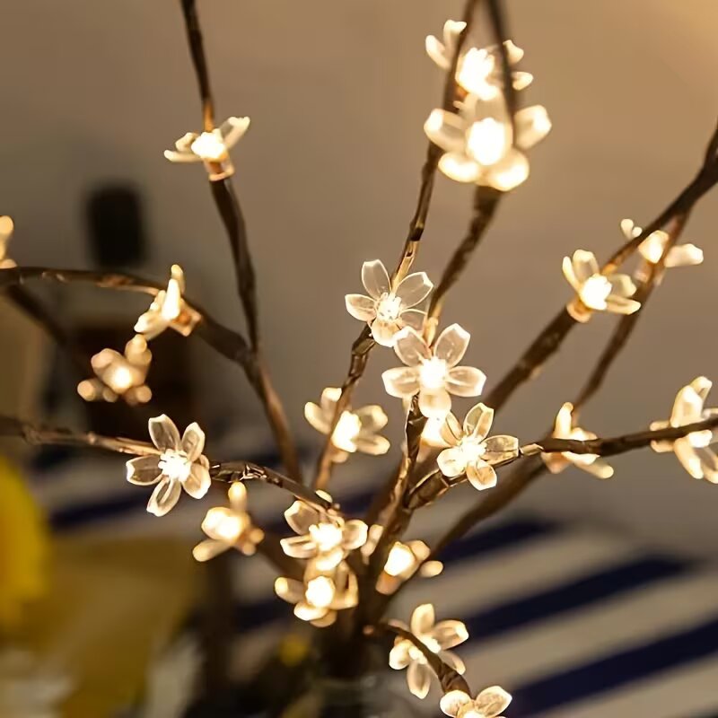 1/2PC 20LED Cherry Blossom Tre - đánh giá và giá Outdoor Lighting Lamp