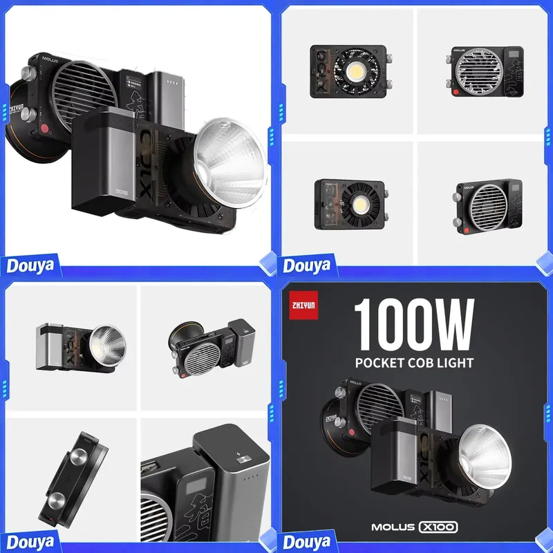 ZHIYUN Molus X100 100W COB LED - đánh giá và giá Outdoor Lighting Video