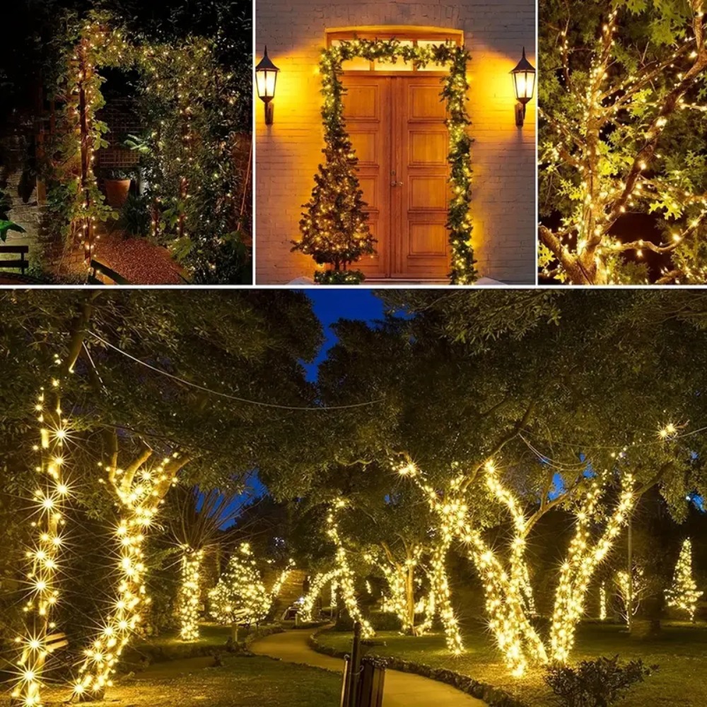 Solar Powered Outdoor String L - đánh giá và giá Outdoor Lighting Under Pergola