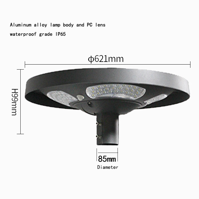 Waterproof IP65 UFO Solar LED  - đánh giá và giá Outdoor Lighting Lamp