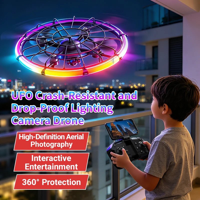 JJRC H145 UFO RC Drone with Du - đánh giá và giá Outdoor Lighting Video