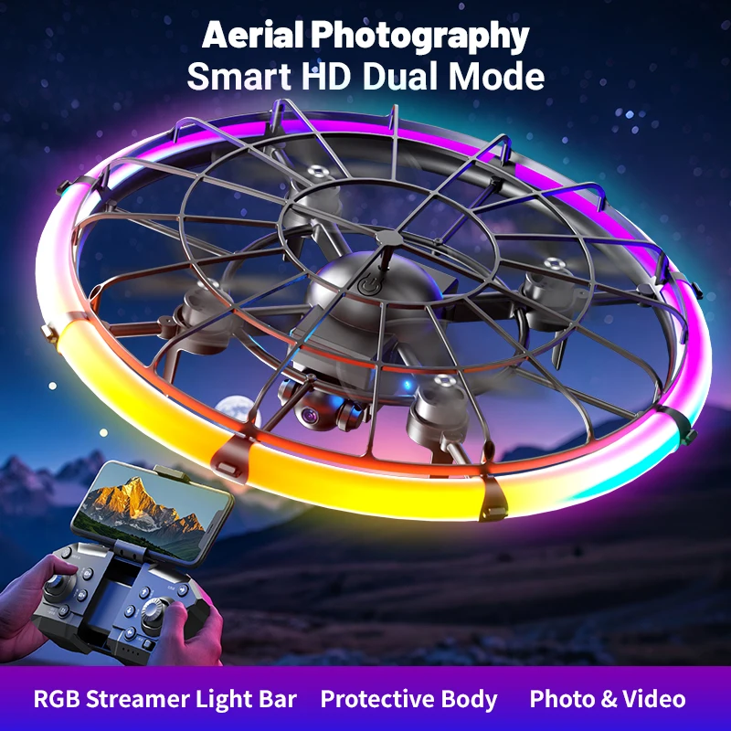 JJRC H145 UFO RC Drone with Du - đánh giá và giá Outdoor Lighting Video