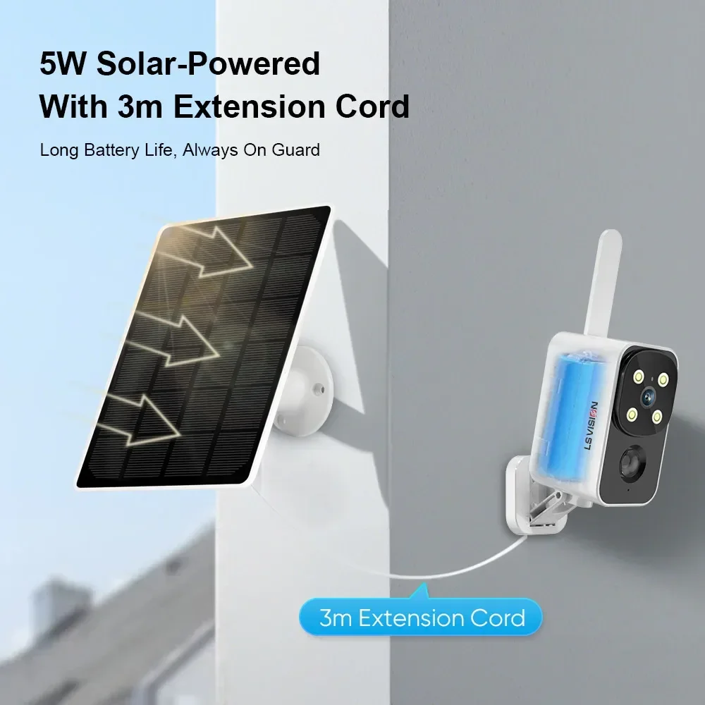 LS VISION Outdoor Solar Camera - đánh giá và giá Outdoor Lighting Video