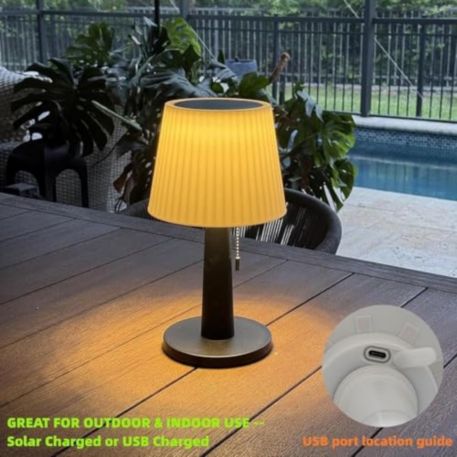 Solar Table Lamps Outdoor Indo - đánh giá và giá Outdoor Lighting Lamp