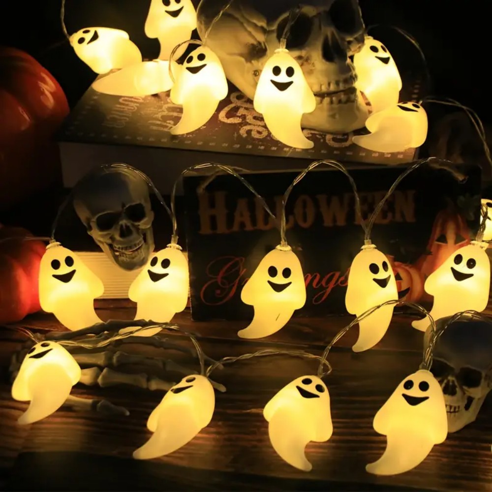1PC LED Ghost String Lights Fe - đánh giá và giá Outdoor Lighting For Front Of House