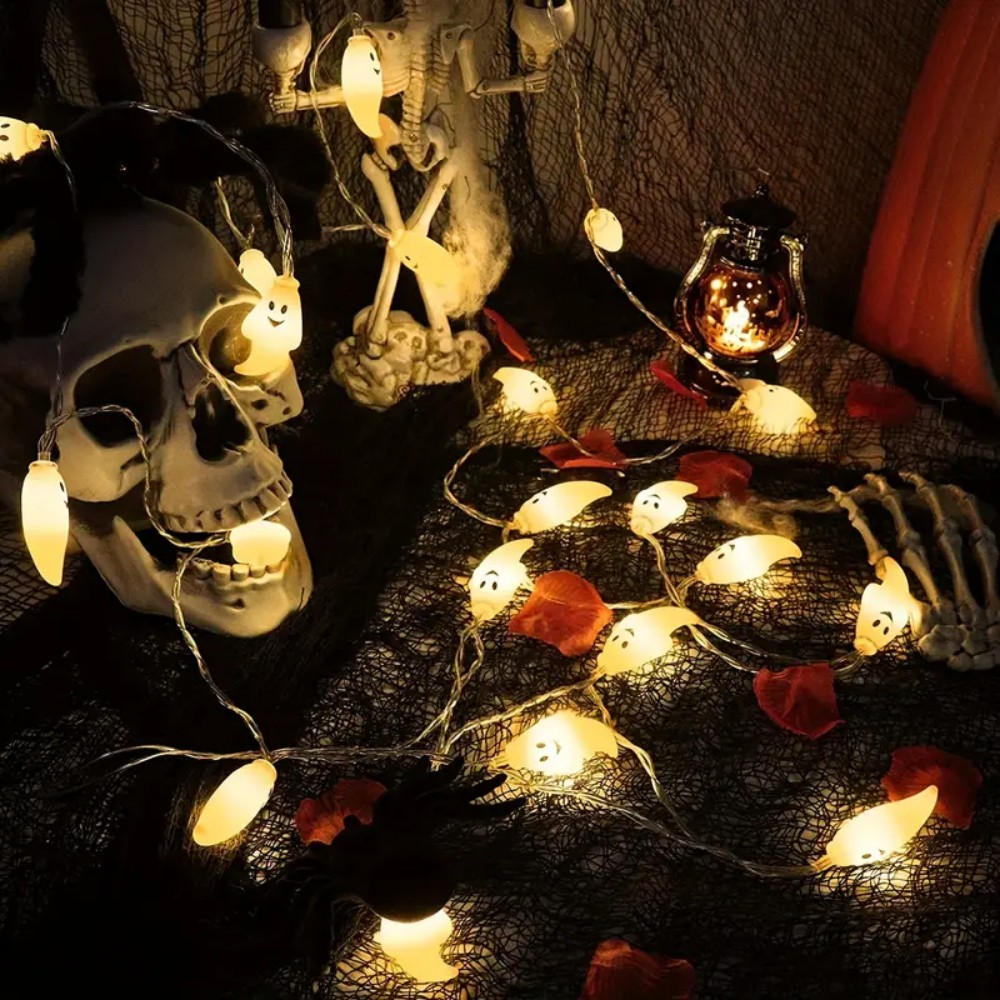1PC LED Ghost String Lights Fe - đánh giá và giá Outdoor Lighting For Front Of House